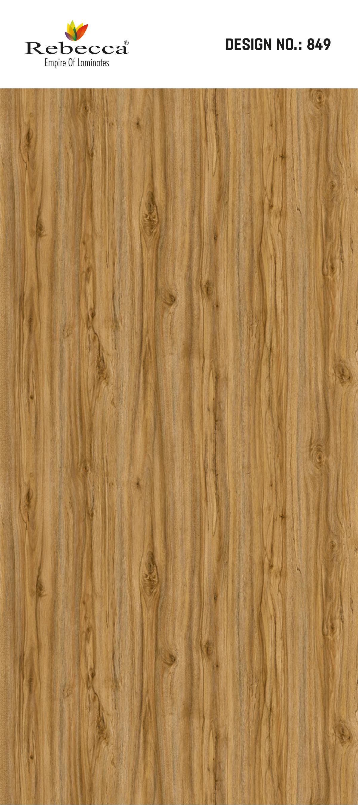 Brown Mallet Wood Laminate 8x4 ft Texture 1 mm - 849 LB