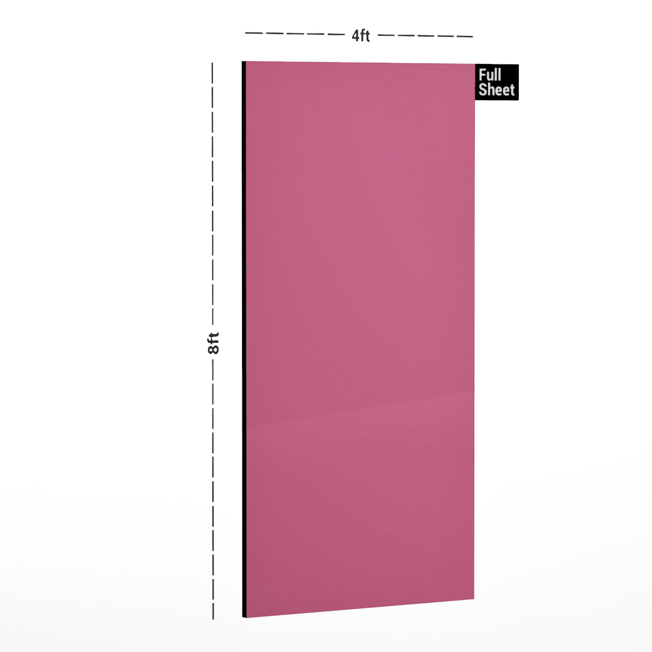 Baby Pink Plain Laminate 8x4 ft Suede 0.8 mm - 8504 SF