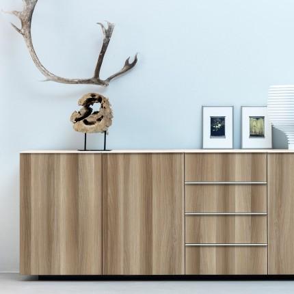 Walnut Wood Laminate 8x4 ft Suede 0.8 mm - 8549 SF