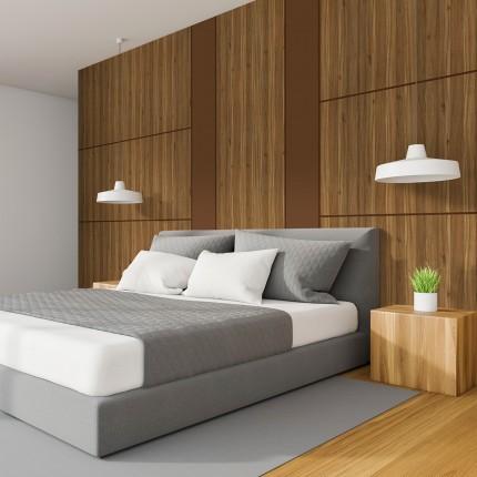 Swedesh Walnut Wood Laminate 8x4 ft Suede 0.8 mm - 8577 SF