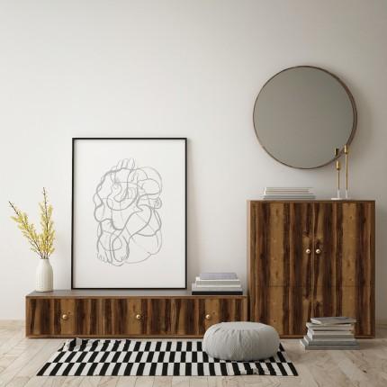 Bark Wood Laminate 8x4 ft Texture 0.8 mm - 8603 VRN