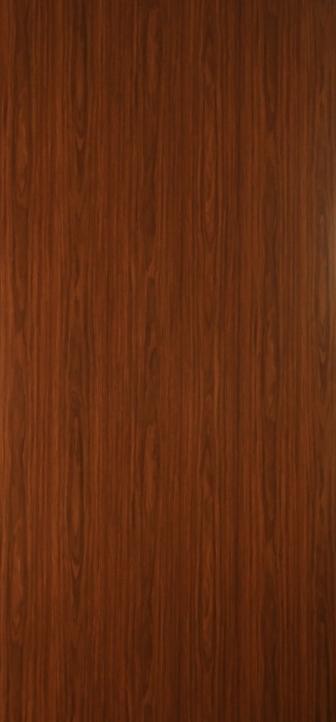 Red wood laminate with suede finish and wood grain texture
