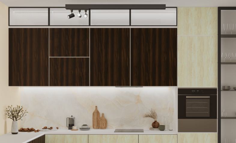 Classic Walnut Wood Laminate 8x4 ft Matte 0.8 mm - 8836 MC