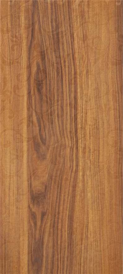Brown wood grain laminate with textured finish and vertical wood pattern, showing natural wood grain variations and darker
