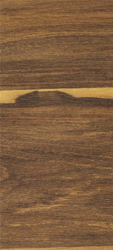 Brown wood grain laminate with suede finish and horizontal pattern, showing natural texture and wood-like appearance