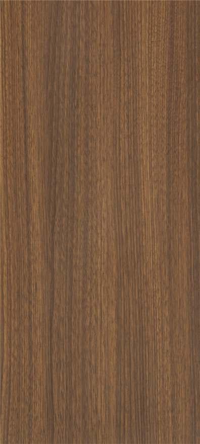 Brown wood grain laminate with suede finish and vertical striped pattern showing wood texture and grain details
