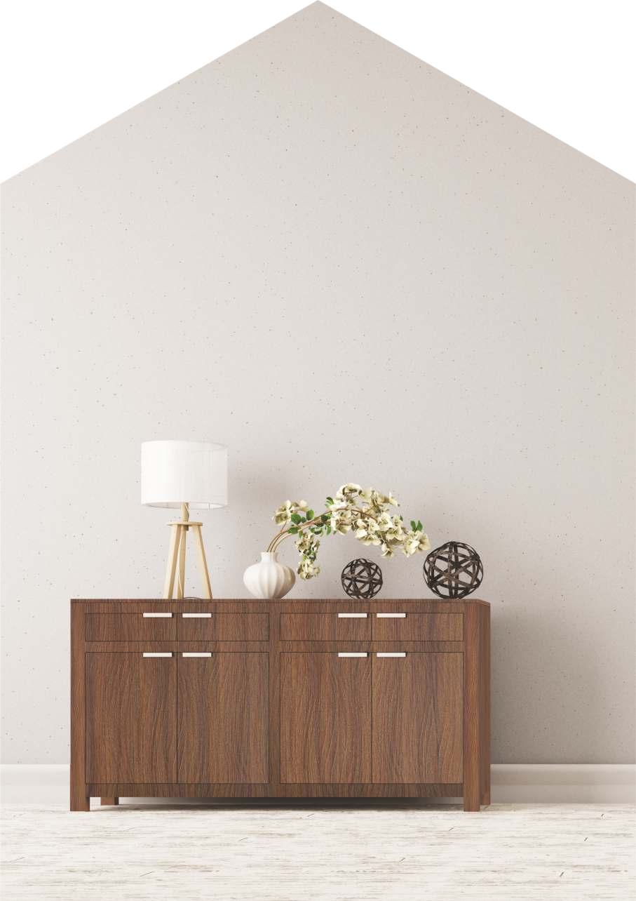 St.Line Walnut Wood Laminate 8x4 ft Texture 0.8 mm - 8895 TR