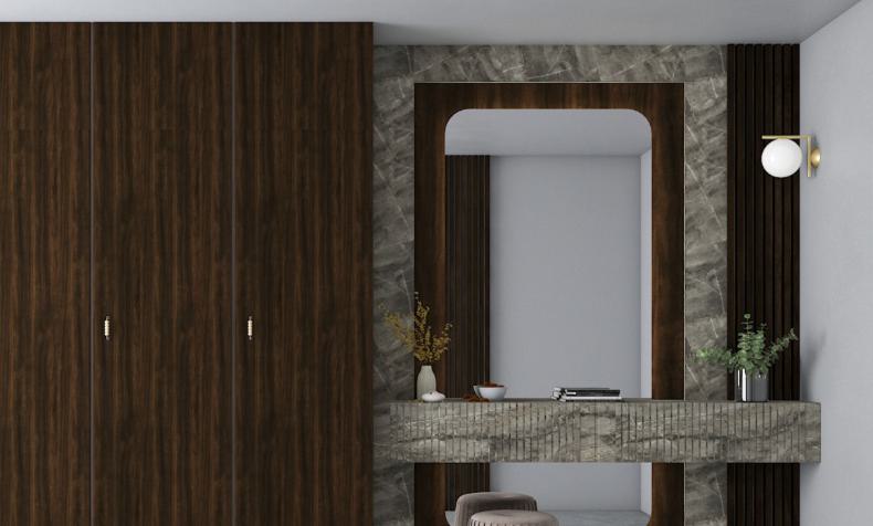 Cloudy Crack Marble & Stone Laminate 8x4 ft High Gloss 0.8 mm - 8905 SG