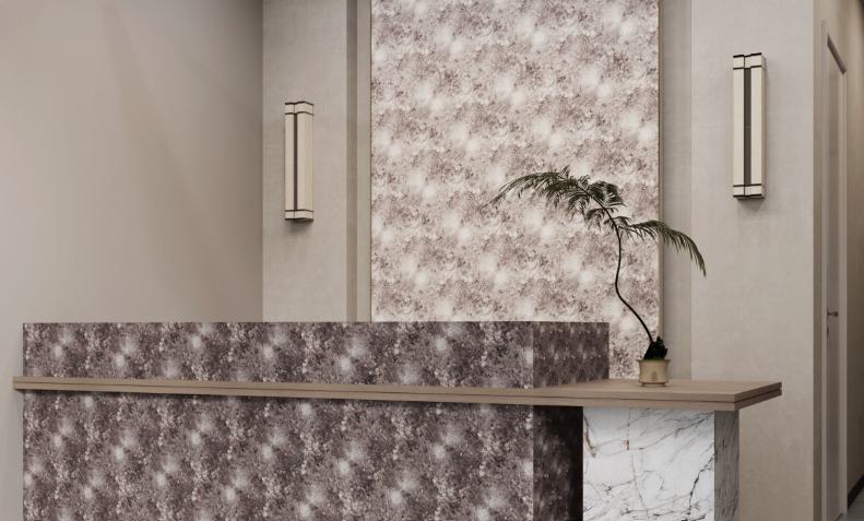 Blossom Dark Designer Laminate 8x4 ft High Gloss 0.8 mm - 8928 SG