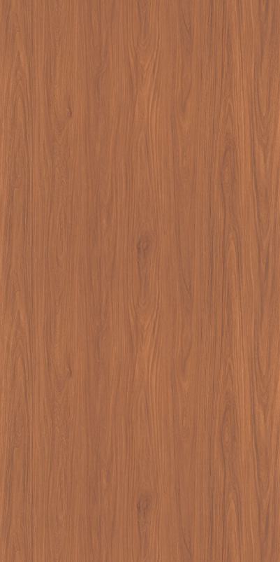 Brown wood grain laminate with textured finish and vertical wood pattern, showing natural grain details and texture