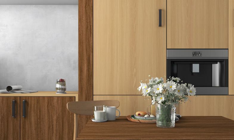 Oak Fluted Laminate 8x4 Texture 0.8 mm - 8963 FT