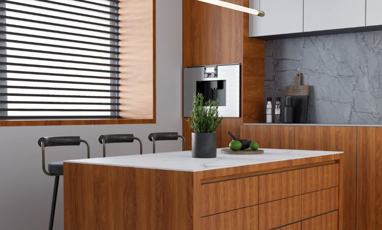 Cherry Apple Wood Laminate 8x4 ft Super Matte 0.8 mm - 8968 SK