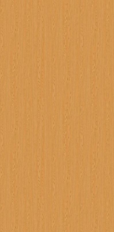 Brown wood grain laminate with textured finish and vertical wood pattern, showing detailed grain and texture.