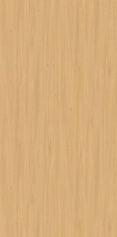 Light brown wood grain laminate with textured finish and vertical wood pattern, showing subtle grain details and smooth