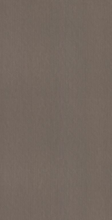 Brown wood grain laminate with textured finish and subtle vertical pattern, showing wood appearance with slight sheen.