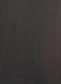 Dark wood grain laminate with textured finish and visible wood pattern, showing rectangular planks in a dark brown wenge