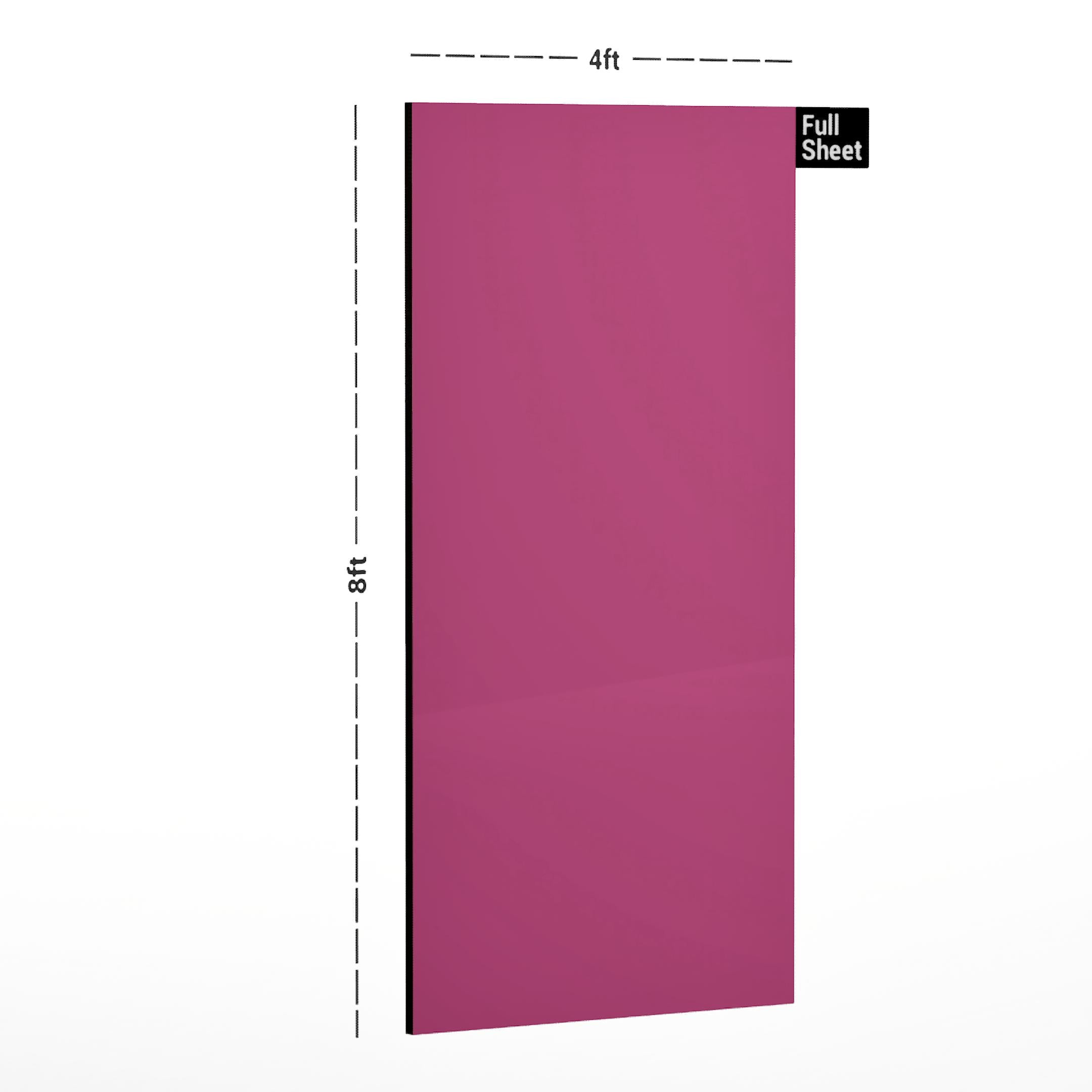 Plain Laminate 8x4 ft Suede 0.82 mm - 9013 Pink