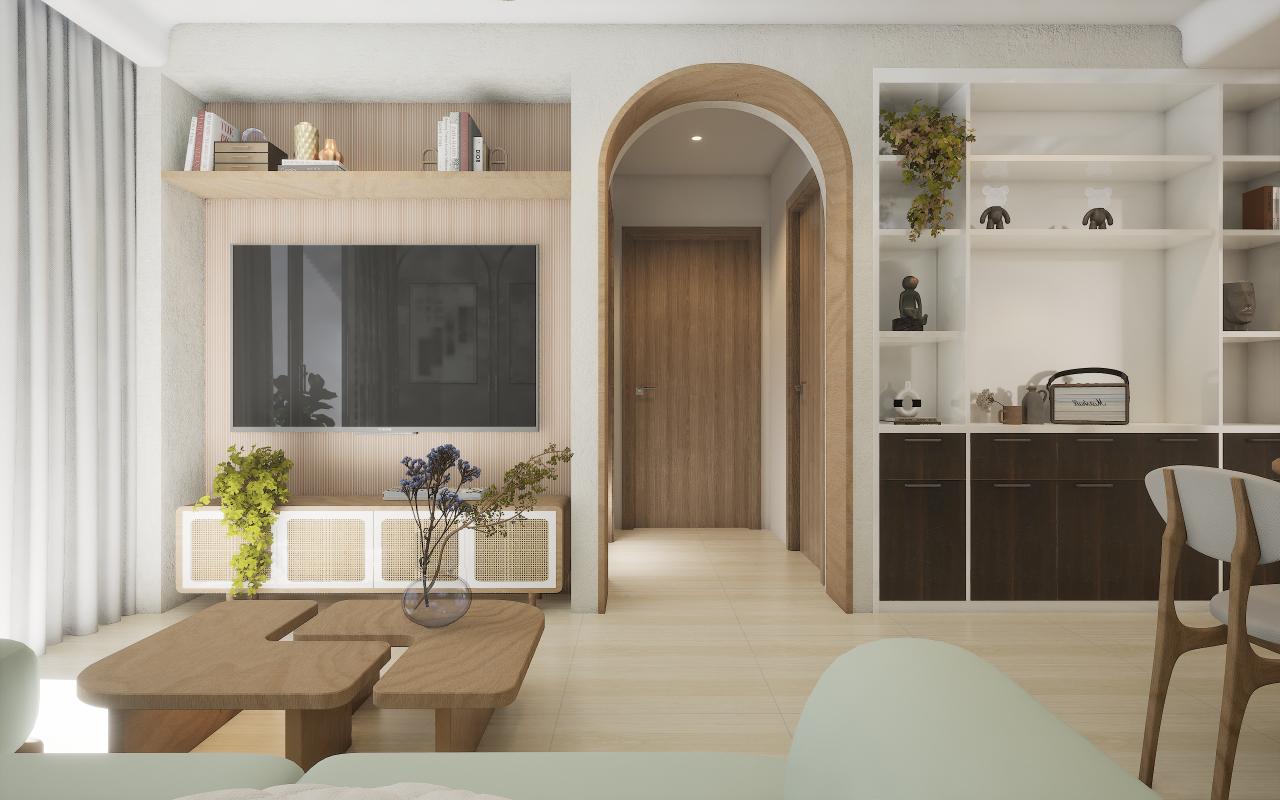 Dark Jaguar Teak Wood Laminate 8x4 ft Glossy 0.8 mm - 9015 MG