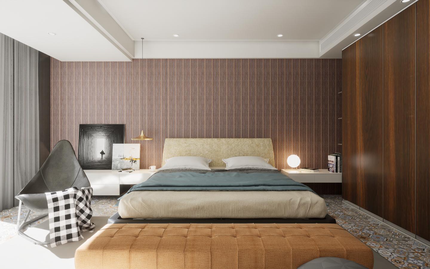 Autumn Walnut Wood Laminate 8x4 ft Glossy 0.8 mm - 9057 MG