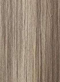 Brown wood grain laminate with suede finish and visible wood texture