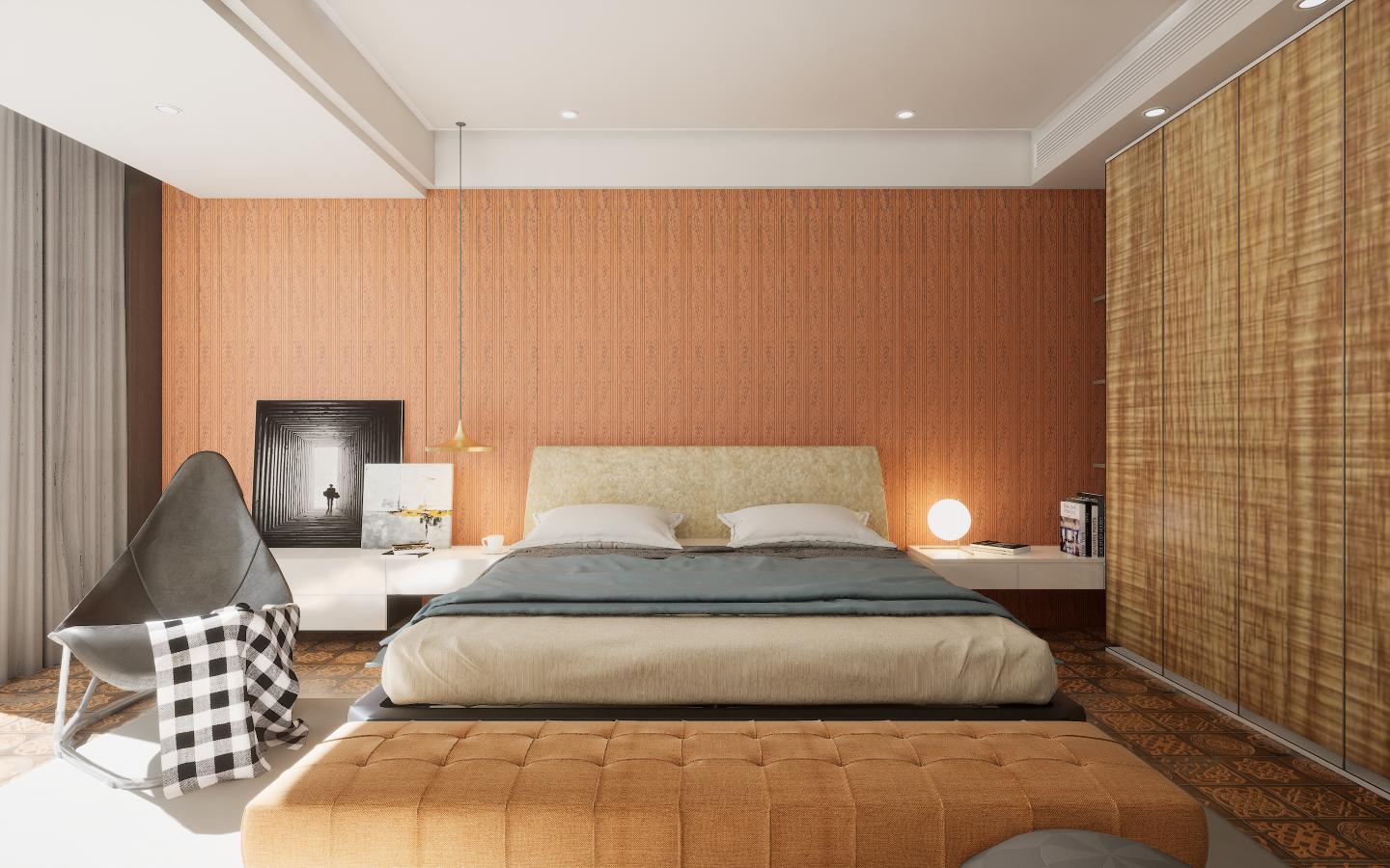 Light Sawcut Wood Laminate 8x4 ft Glossy 0.8 mm - 9073 MG