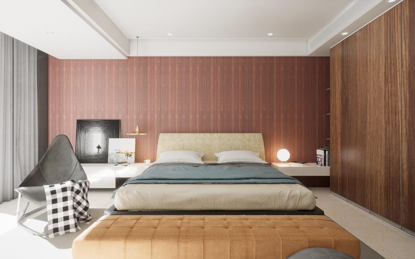 Advance Laminates Dark Urban Oak 8x4 ft Texture wood laminates Brown 9082_CO