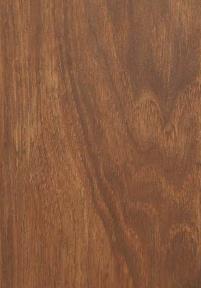 Brown wood grain laminate with suede finish and textured surface showing natural wood pattern and grain variation