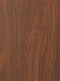 Brown wood grain laminate with suede finish and textured wood pattern visible in detailed close-up view