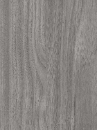 Grey wood grain laminate with textured finish and visible wood pattern and grain details.