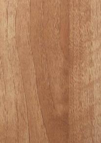 Brown wood grain laminate with suede finish, visible texture and grain pattern, light brown color tone.