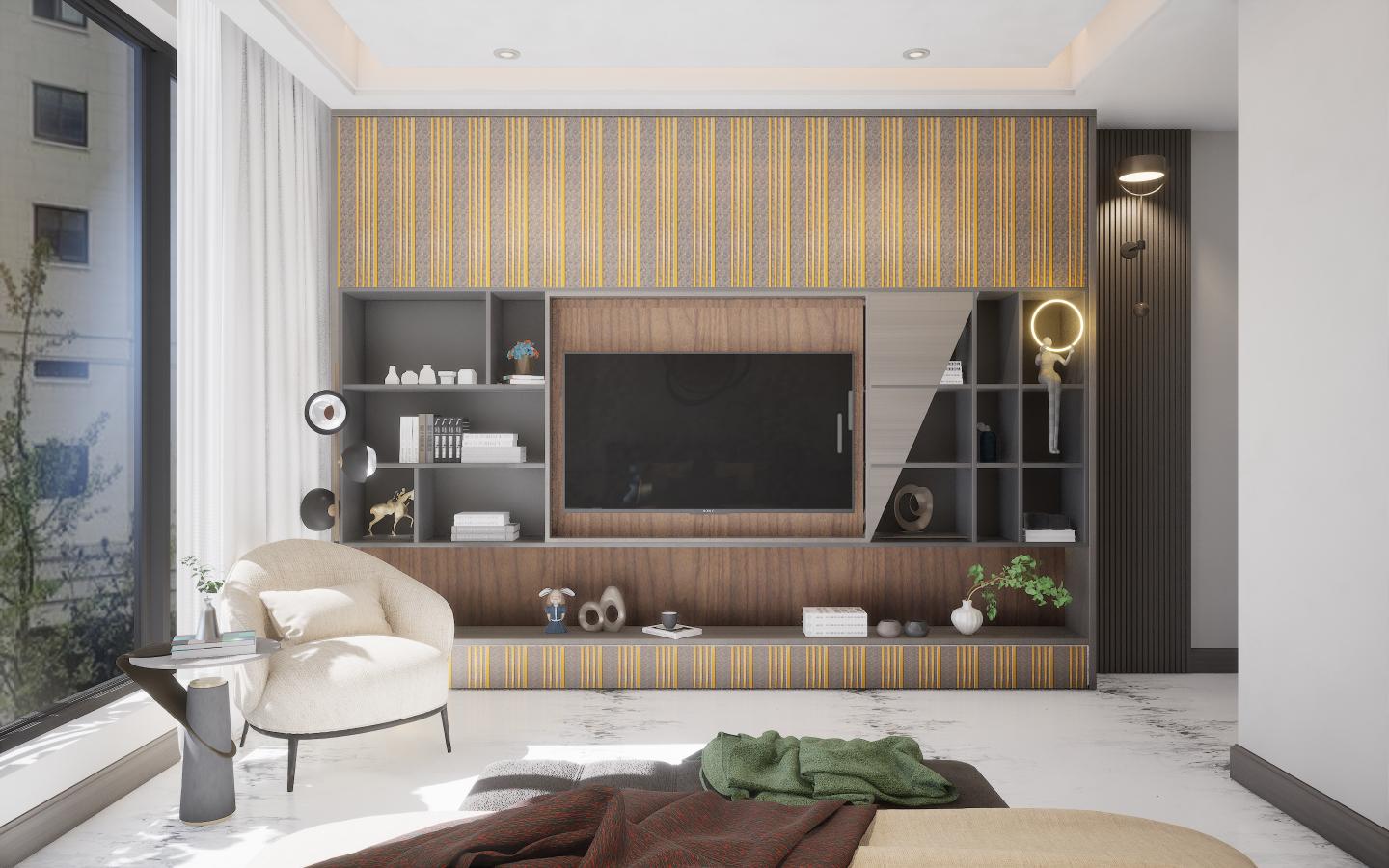 Advance Laminates PraDO Walnut 8x4 ft Glossy wood laminates Brown 9127_MG