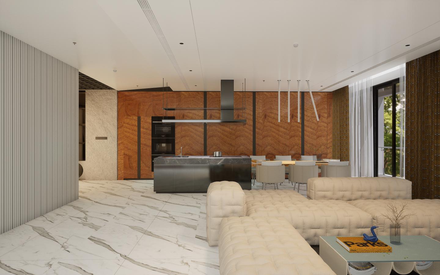 Advance Laminates Nordic Walnut 8x4 ft Glossy wood laminates Brown 9134_MG