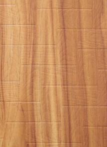 Brown wood grain laminate with textured finish and visible wood pattern and grain details in a rectangular layout