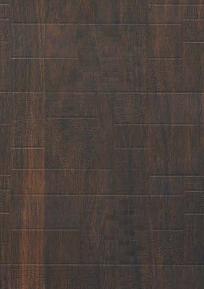 Dark wood grain laminate with textured finish and horizontal planks pattern, showing wood's natural grain and texture