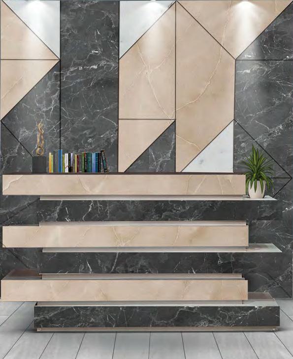 Calder Marble & Stone Laminate 8x4 ft Matte 0.8 mm - 9153 TM