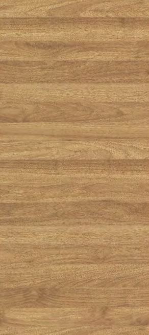 Brown wood grain laminate with textured finish and horizontal pattern, showing natural wood appearance and varied grain