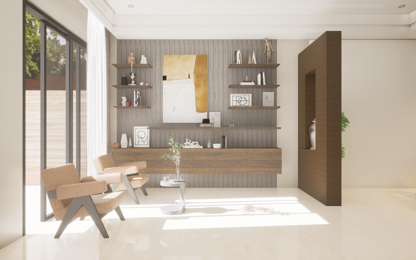 Brown wood laminate with horizontal walnut pattern and suede finish, showing wood grain texture and subtle sheen