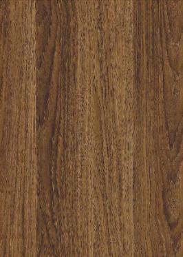 Brown wood grain laminate with textured finish and visible wood pattern and grain details.