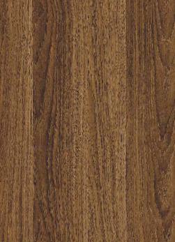 Brown wood grain laminate with suede finish and textured wood pattern visible in detailed close-up view