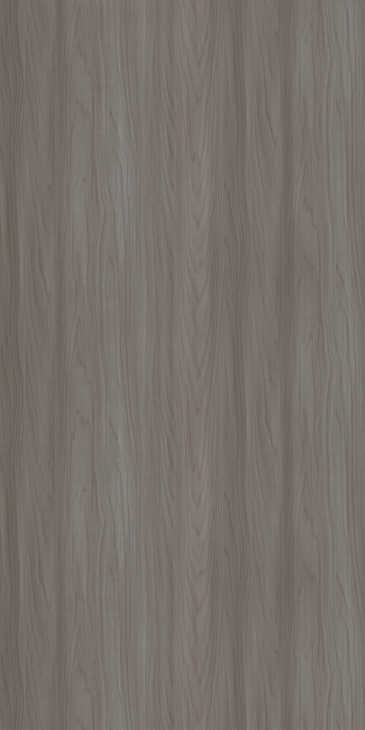 Grey wooden laminate with suede finish and wood grain pattern, showing subtle texture and vertical wood effect design.
