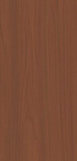 Brown wooden laminate with wood grain texture and suede finish, displaying natural wood pattern and subtle sheen.
