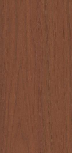Brown wood grain laminate with textured finish and visible wood pattern and grain details
