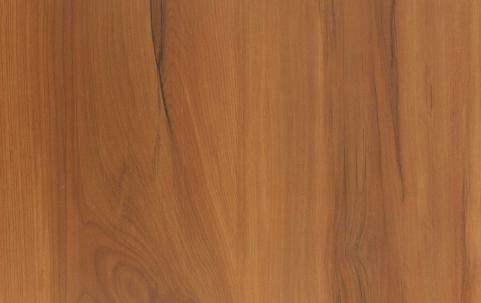 Brown wooden laminate with textured finish and wood grain pattern, showing natural wood appearance and subtle darker veins.