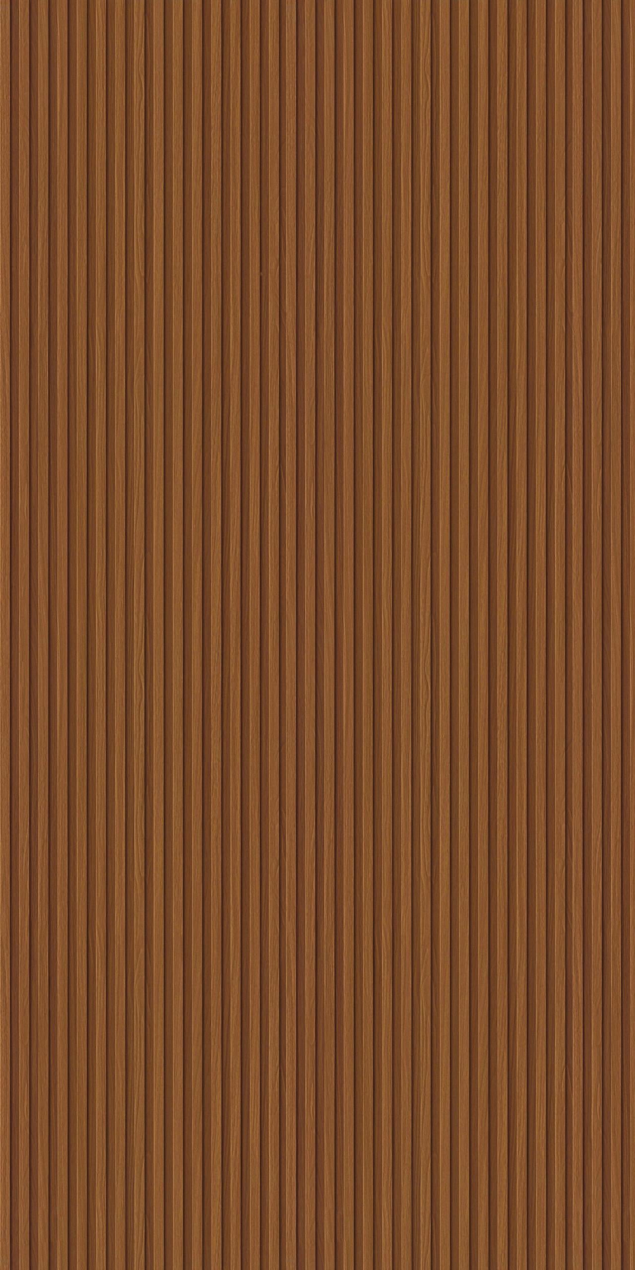 Brown wooden laminate with vertical wood grain pattern and suede finish