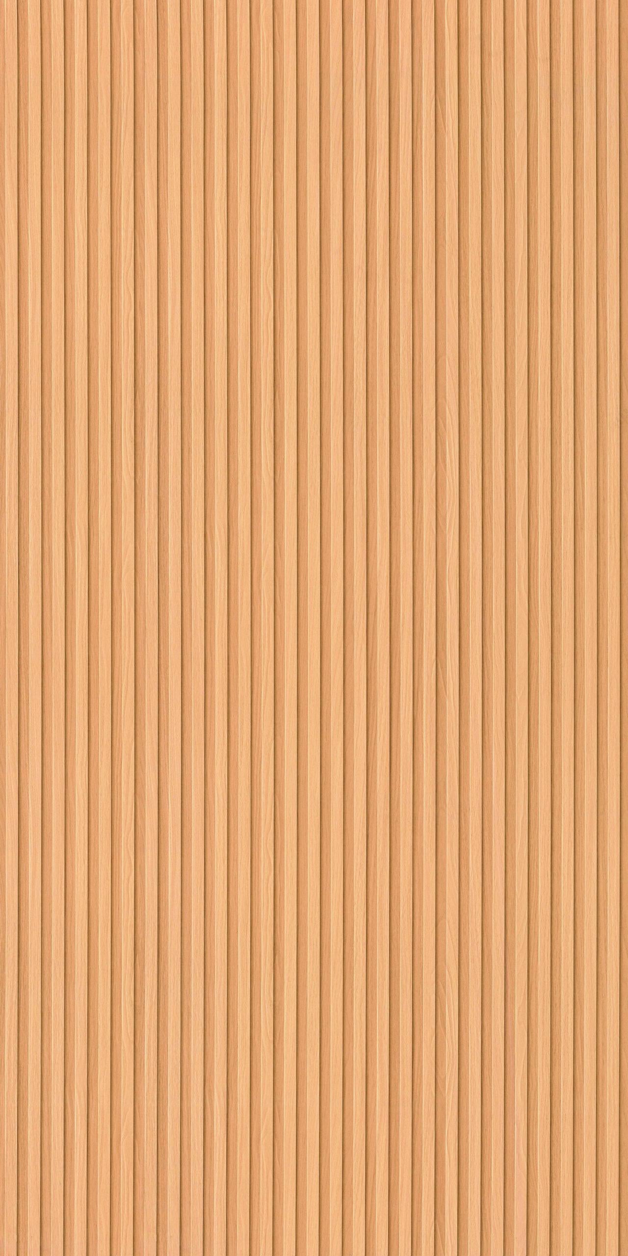 Brown wooden laminate with vertical wood grain pattern and suede finish