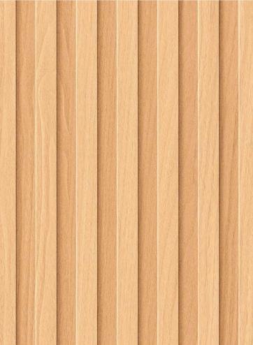 Brown wooden laminate with suede finish and vertical wood grain pattern, showing texture and subtle sheen.