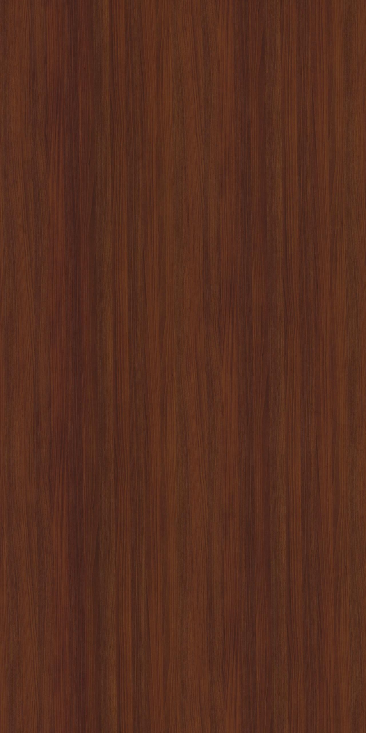 Brown wooden laminate with suede finish and vertical wood grain pattern showing subtle texture and rich color variation