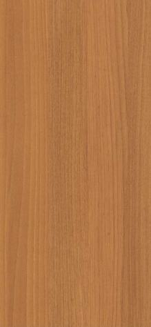 Brown wooden laminate with wood grain texture and suede finish, displaying a natural wood pattern and subtle sheen.