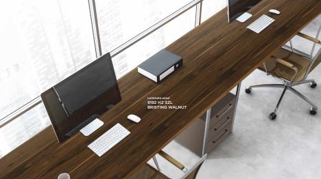 SZL Bristing Walnut Wood Laminate 8x4 ft Texture 1 mm - 9192 HZ