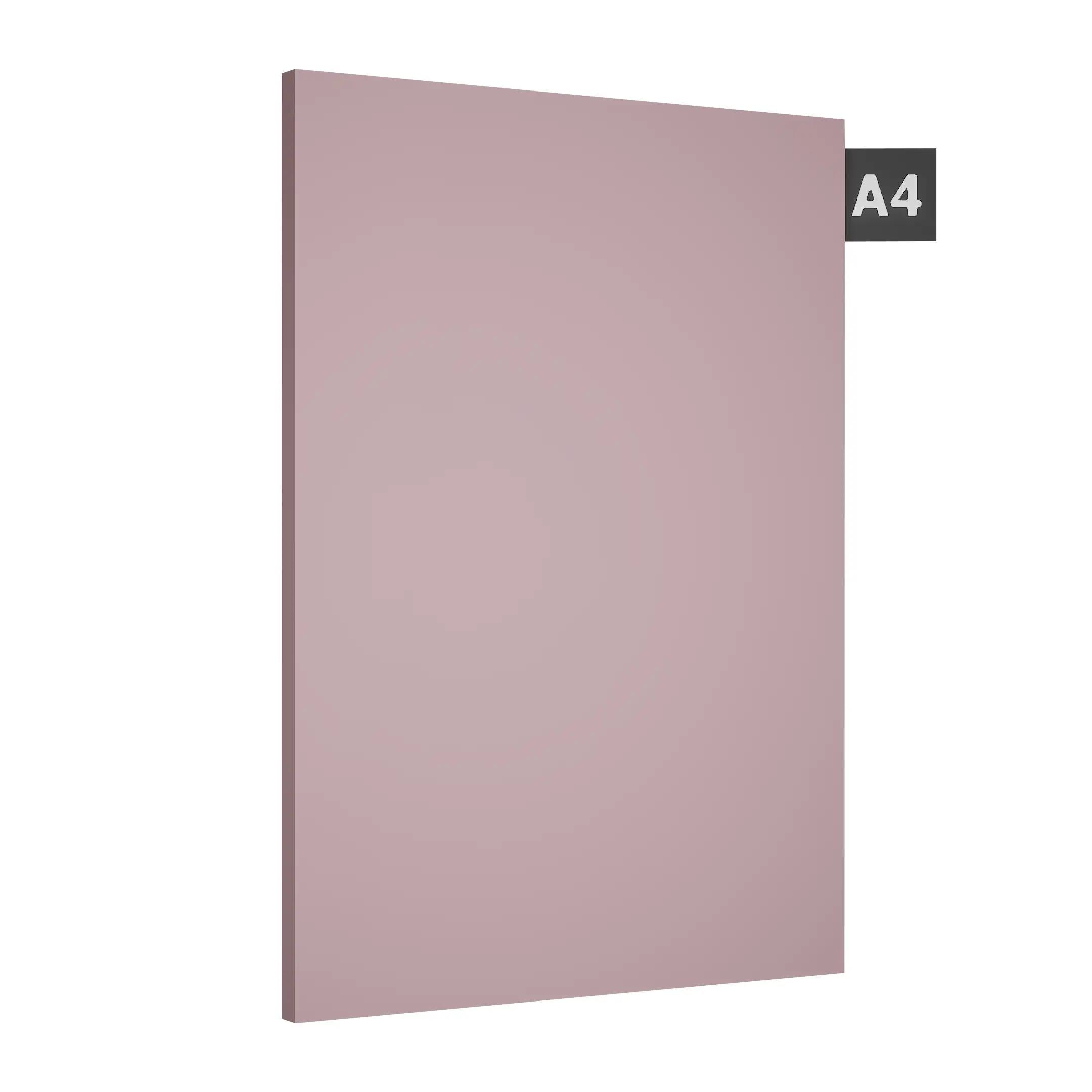Rosted Pink Plain Laminate 8x4 ft High Gloss 1 mm - 9215 TG